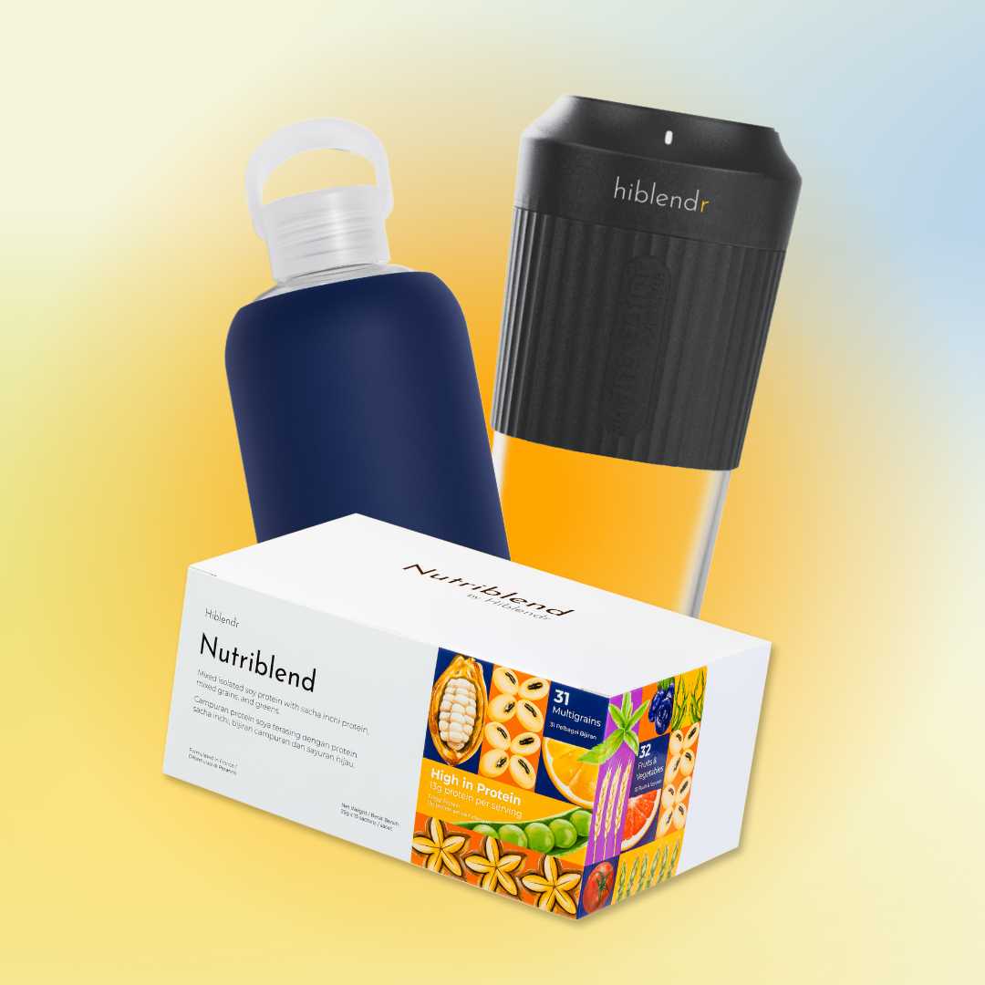 Ultimate Wellness Trio (Juice Cup Pro S, Nutriblend, Hidration Glass Bottle) - HiBlendr