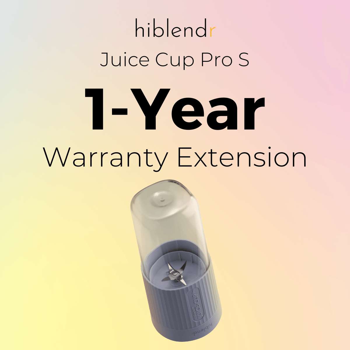 Ultra Blend Essential Bundle 2.0: Juice Cup Ultra + Sleeve + Hibrush + Free Warranty Extension 1 Year