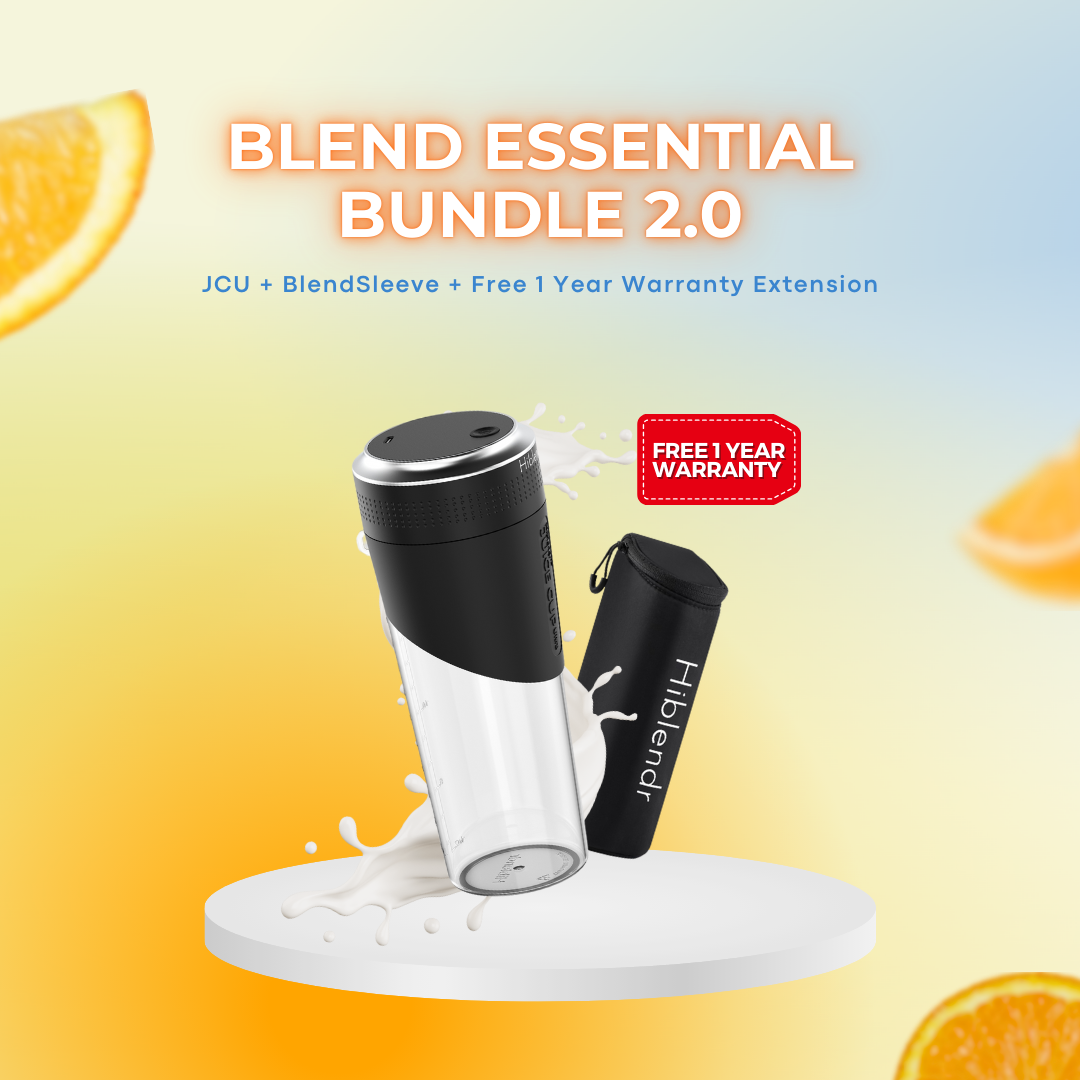 Ultra Blend Essential Bundle 2.0: Juice Cup Ultra + Sleeve + Free Warranty Extension 1 Year