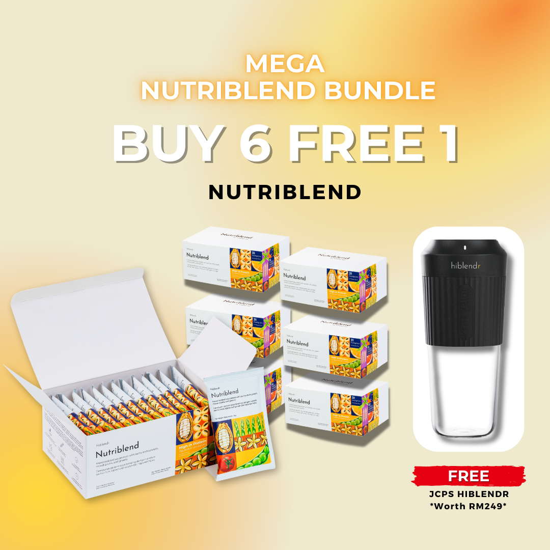 Mega Nutriblend™ Bundle (x 6 Bundle - 90 servings: Free Hiblendr)