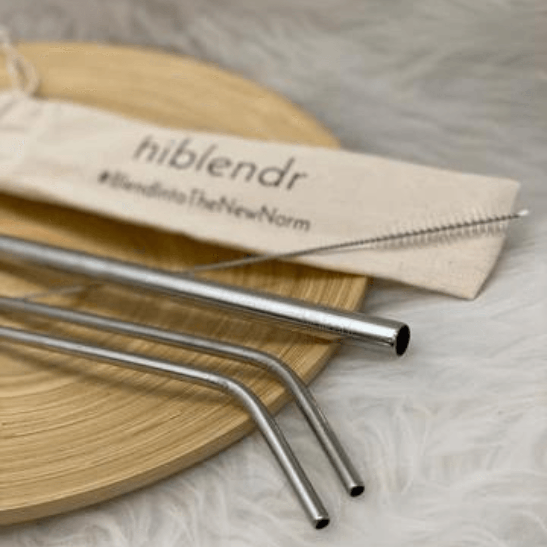 HiBlendr™ - "Zero Waste" Metal Straw Set (Normal/For Disney) - HiBlendr MY